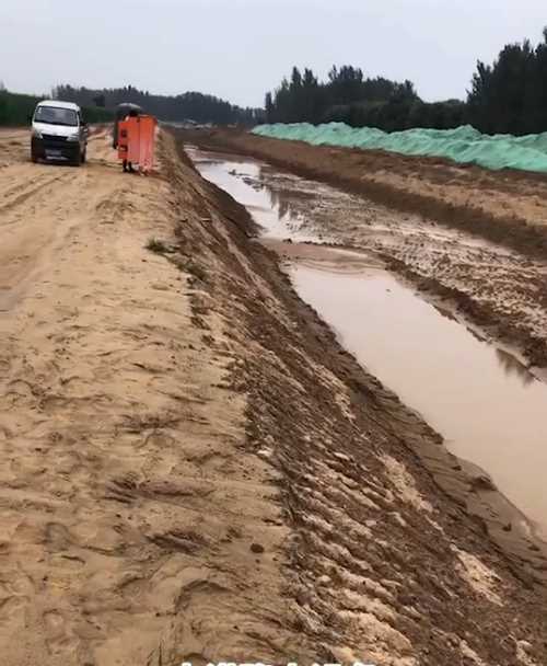唐山迁西县河道降水